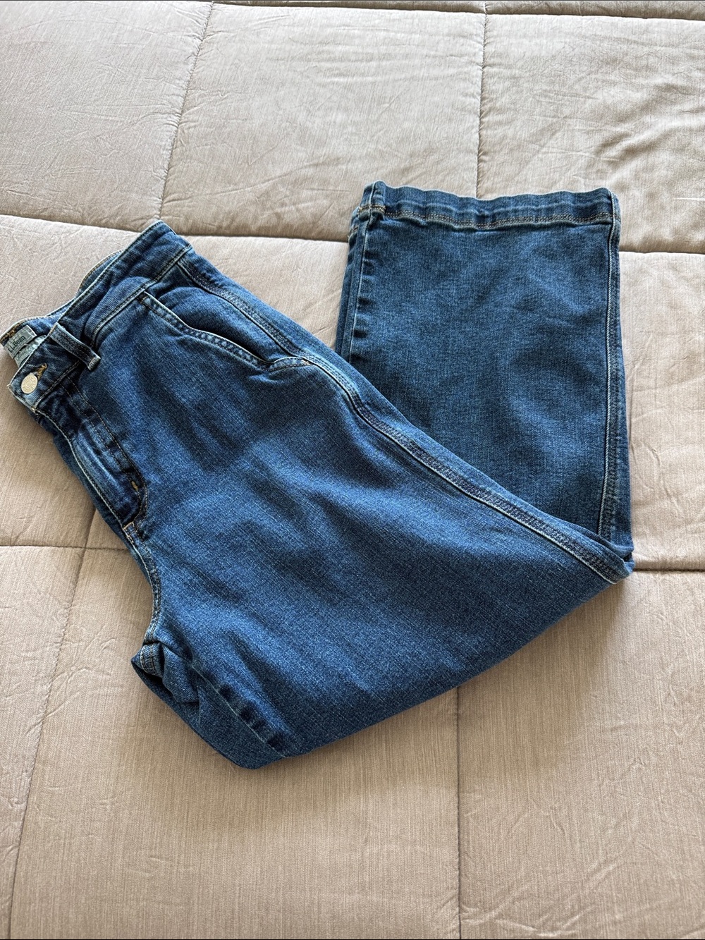 L.L.Bean Classic Dark Blue Mid Rise Jeans